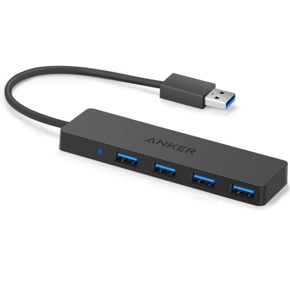 Anker 4-Port USB 3.0 Hub with 5Gbps Data Transfer, Ultra-Slim Data USB Hub / NIB